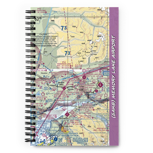 Memory Lake Airport (5AK8) VFR Sectional Notebook