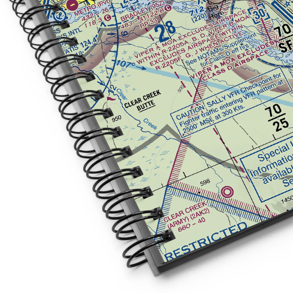Airway Airport (5AK3) VFR Sectional Notebook 