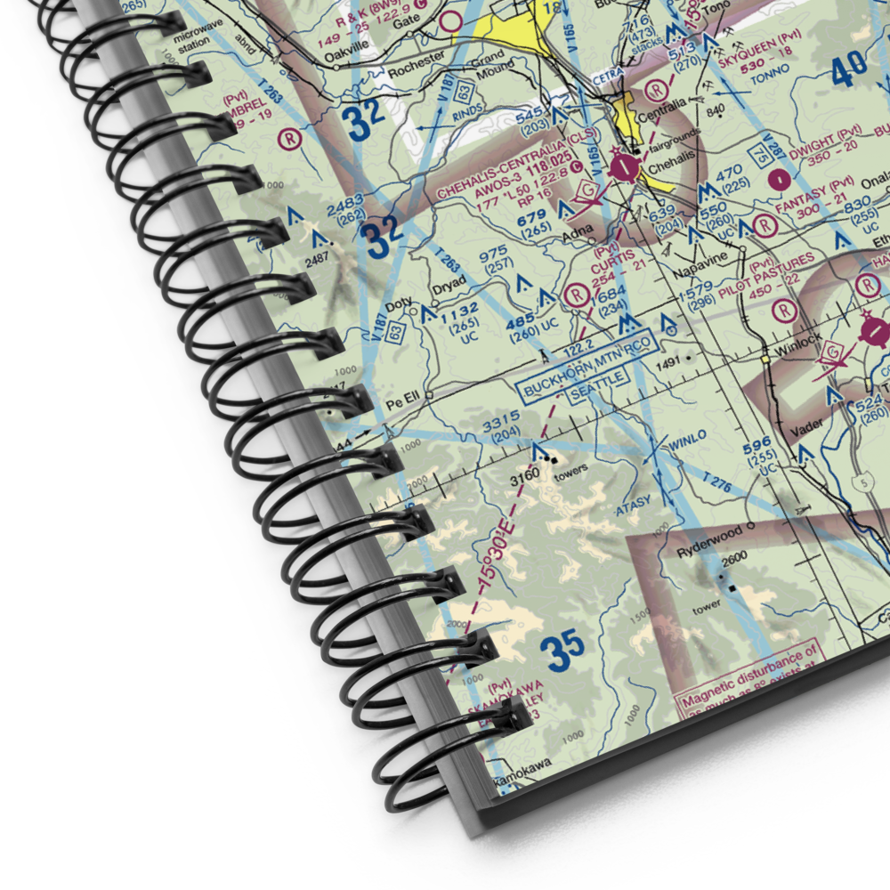 Sorrell Airport (59WA) VFR Sectional Notebook 