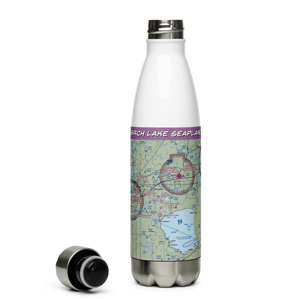 Birch Lake Seaplane Base (M69) VFR Sectional Water Bottle 
