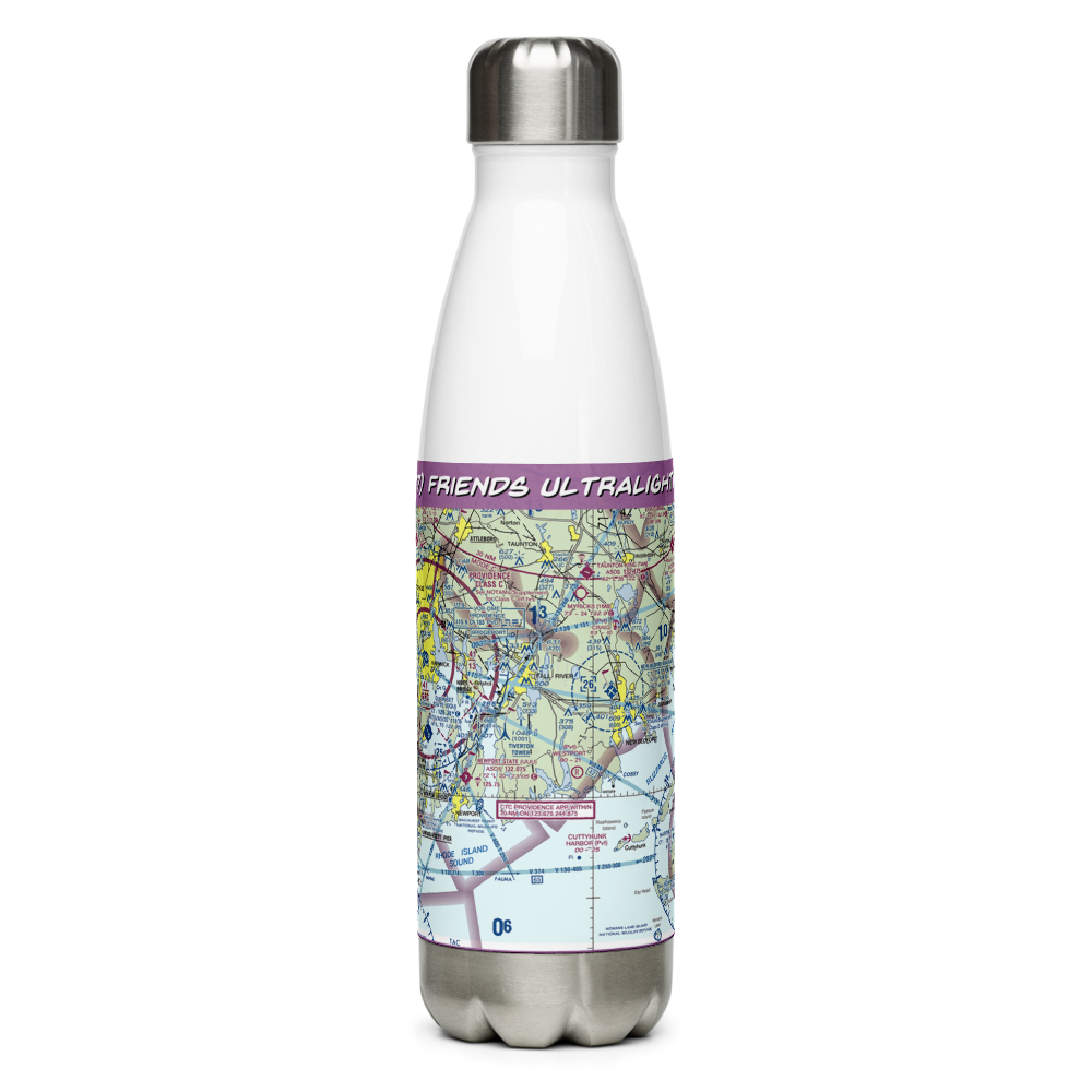 Friends Ultralightport (MA07) VFR Sectional Water Bottle 