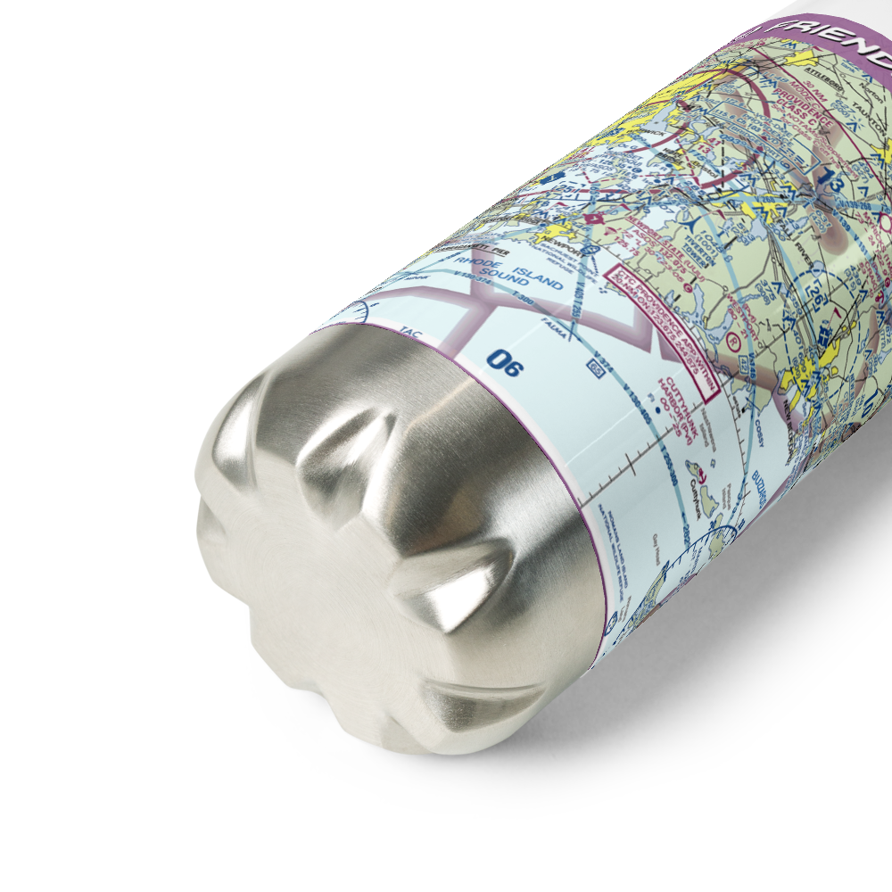 Friends Ultralightport (MA07) VFR Sectional Water Bottle 