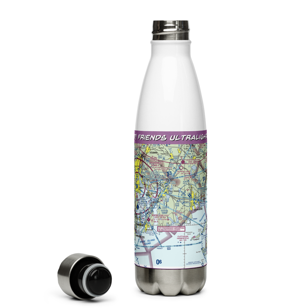 Friends Ultralightport (MA07) VFR Sectional Water Bottle 