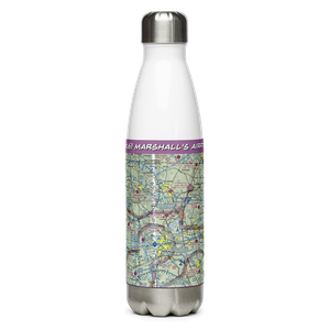 Marshall's Airport (MA16) VFR Sectional Water Bottle