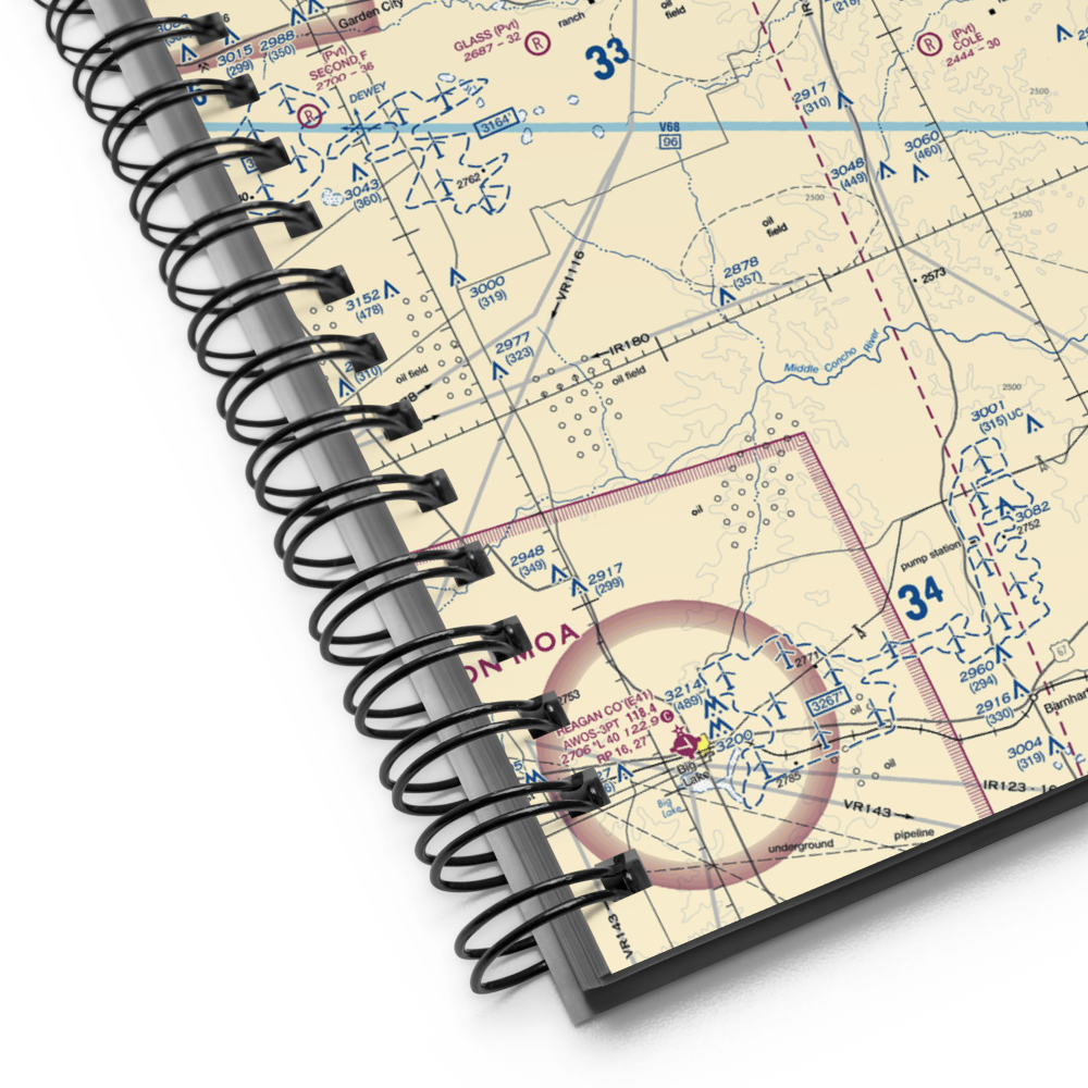 Mc Entire's Lazy V Ranch Airport (58XS) VFR Sectional Notebook 