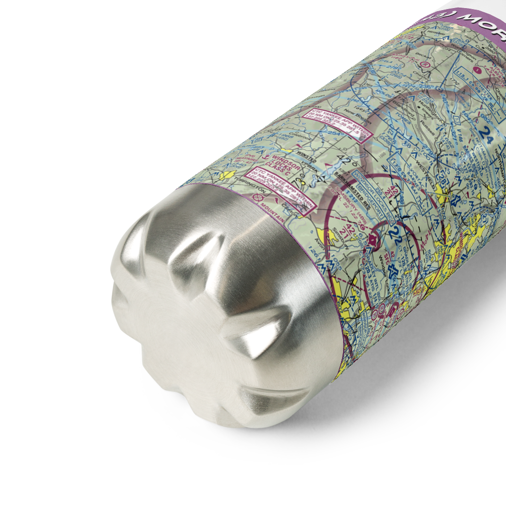 Morehaven Airport (MA43) VFR Sectional Water Bottle 