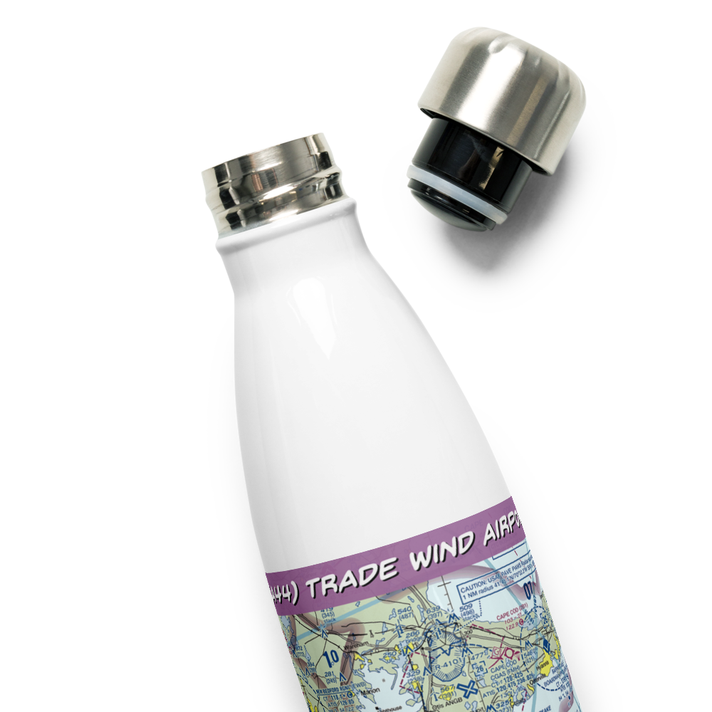 Trade Wind Airport (MA44) VFR Sectional Water Bottle 