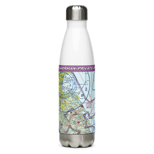 Sherman-Private Airport (MA63) VFR Sectional Water Bottle