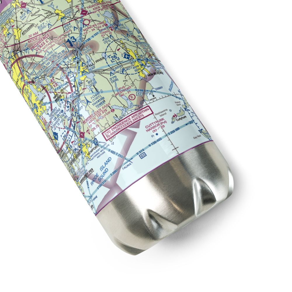 Westport Seaplane Base (MA82) VFR Sectional Water Bottle 
