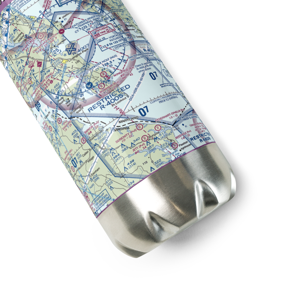 Wingfield Airport (MD01) VFR Sectional Water Bottle 