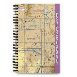Monte Prieto Ranch Airport (57NM) VFR Sectional Notebook