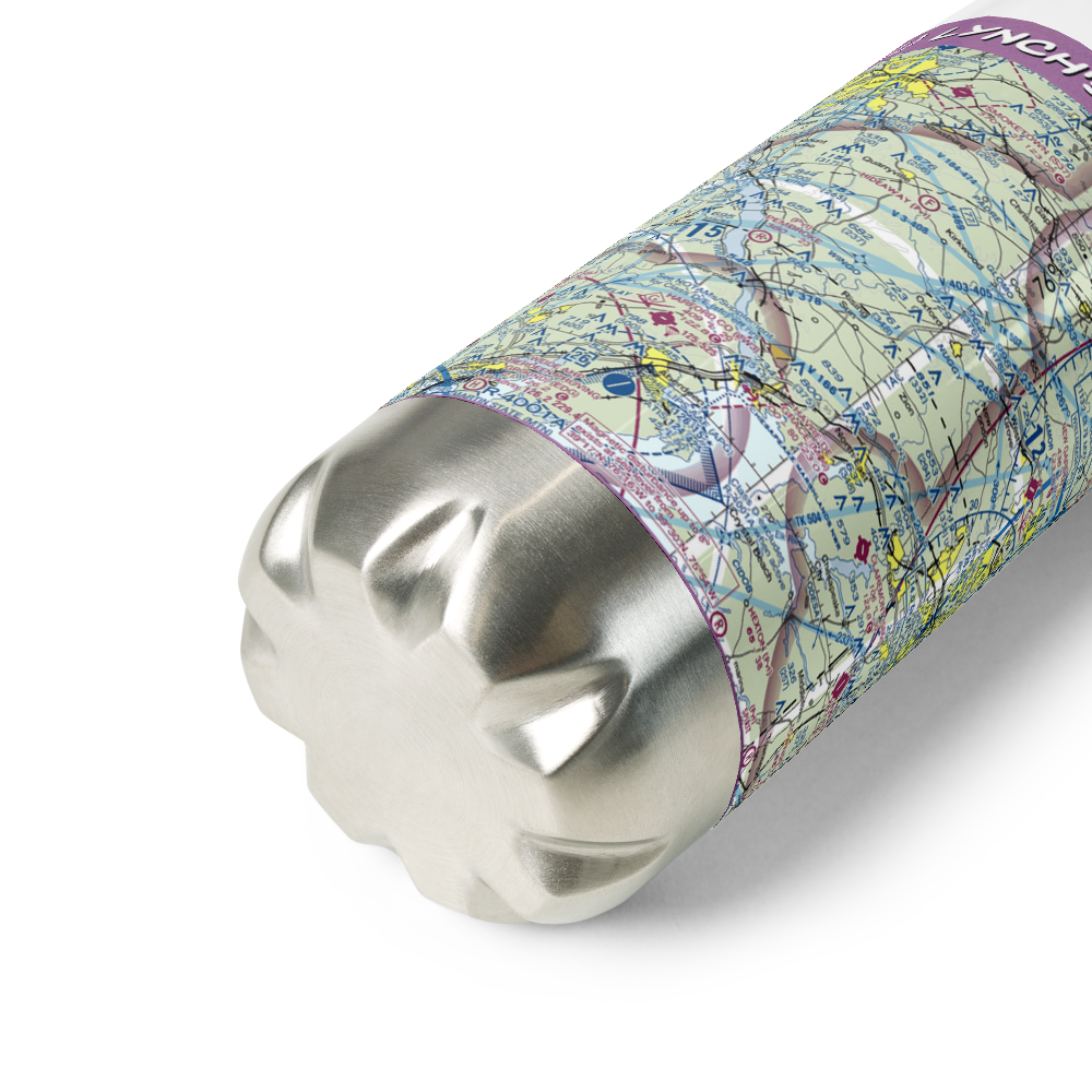 Lynch's Landing Airport (MD61) VFR Sectional Water Bottle 