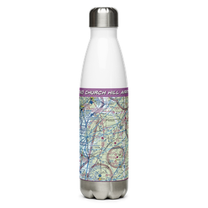 Church Hill Airport (MD62) VFR Sectional Water Bottle