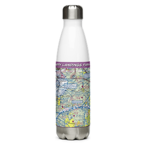 Happy Landings Farm Airport (MD73) VFR Sectional Water Bottle