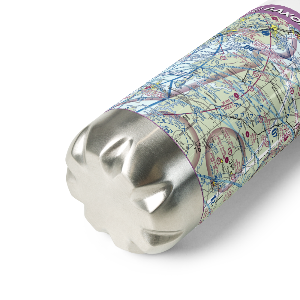 Saxon Farms Airport (MD91) VFR Sectional Water Bottle 