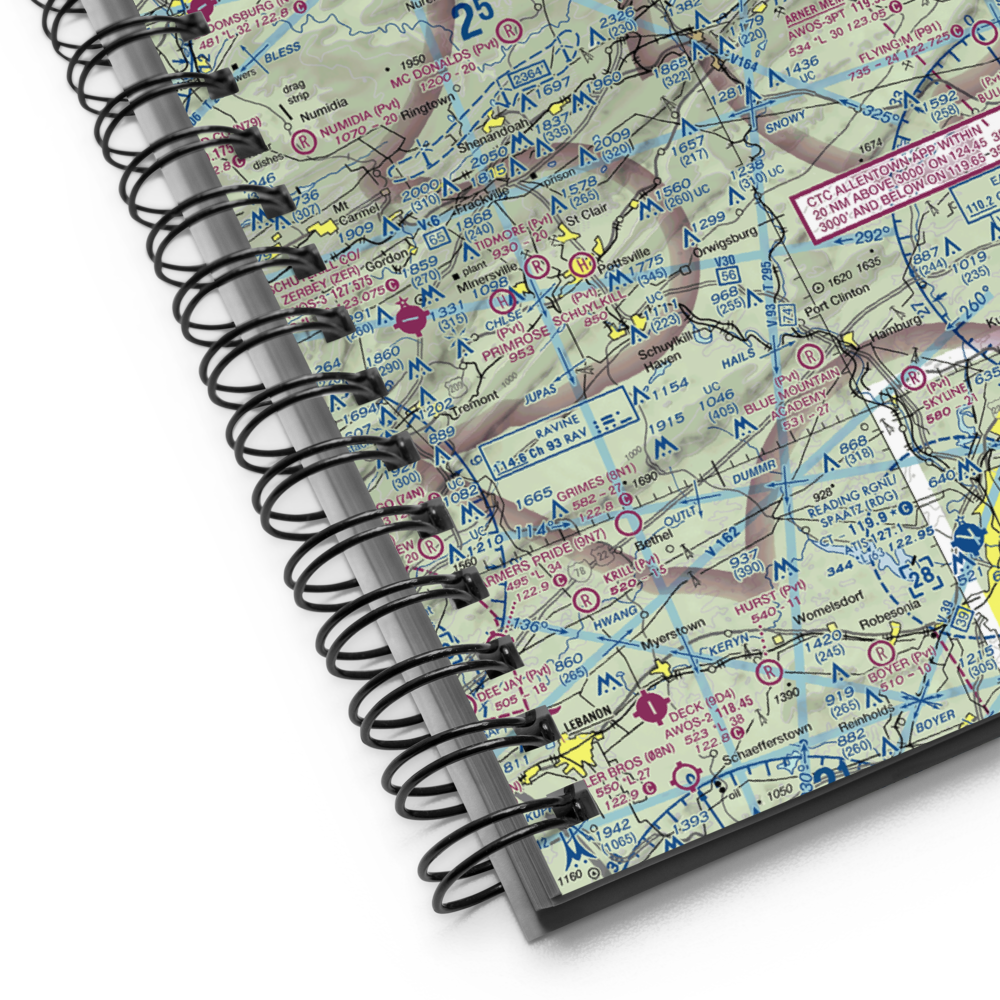 Sency Airport (55PA) VFR Sectional Notebook 