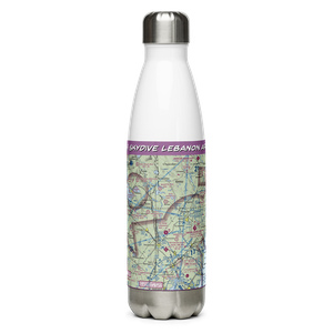 Skydive Lebanon Airport (ME64) VFR Sectional Water Bottle