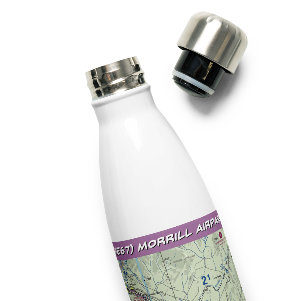 Morrill Airpark (ME67) VFR Sectional Water Bottle 