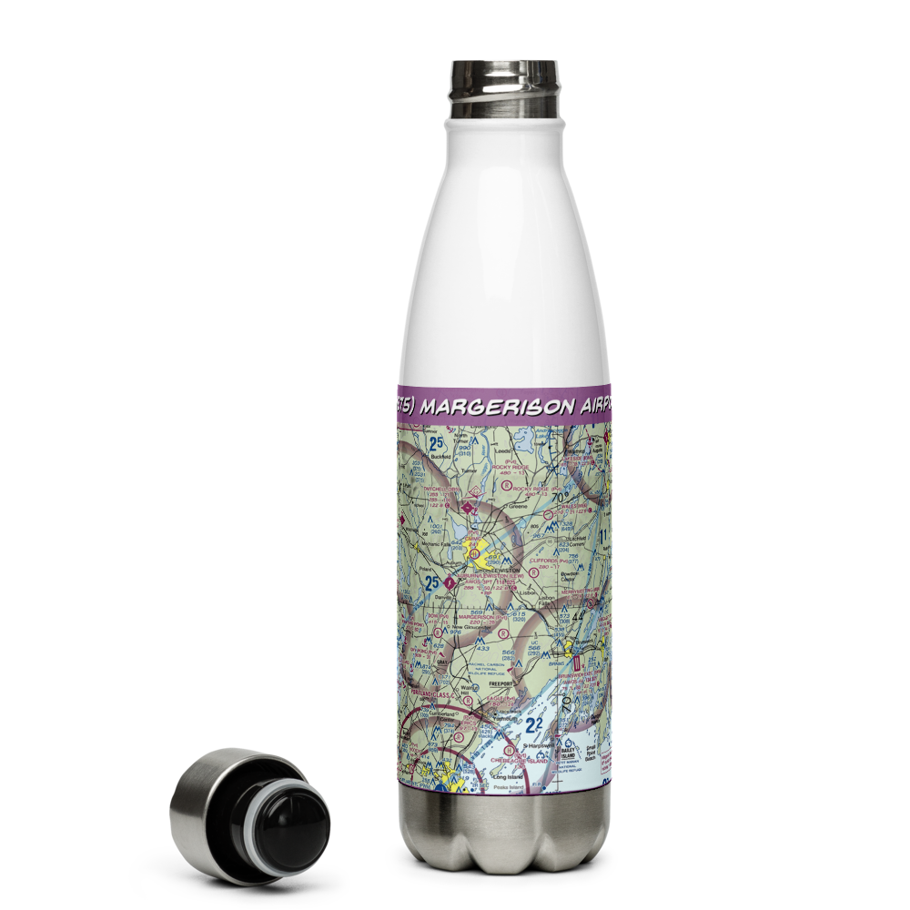 Margerison Airport (ME75) VFR Sectional Water Bottle 