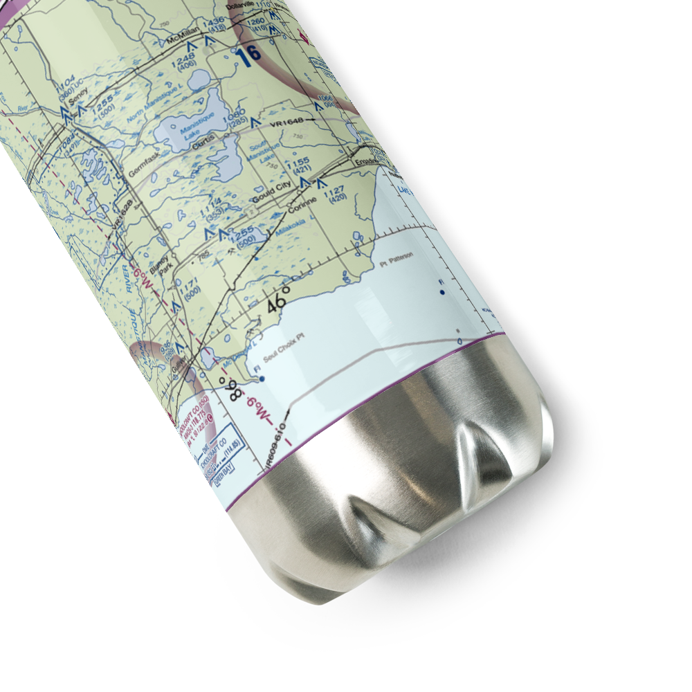 Read Seaplane Base (MI03) VFR Sectional Water Bottle 