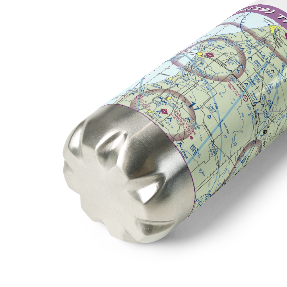 Thorn Airport (MI19) VFR Sectional Water Bottle 