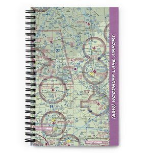 Woodruff Lake Airport (53W) VFR Sectional Notebook