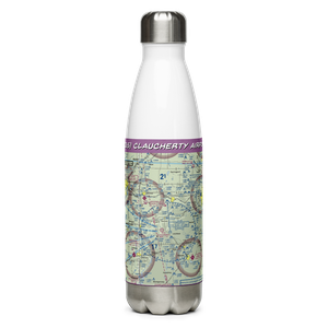 Claucherty Airport (MI35) VFR Sectional Water Bottle