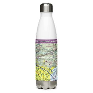 Dodge Airport (MI50) VFR Sectional Water Bottle