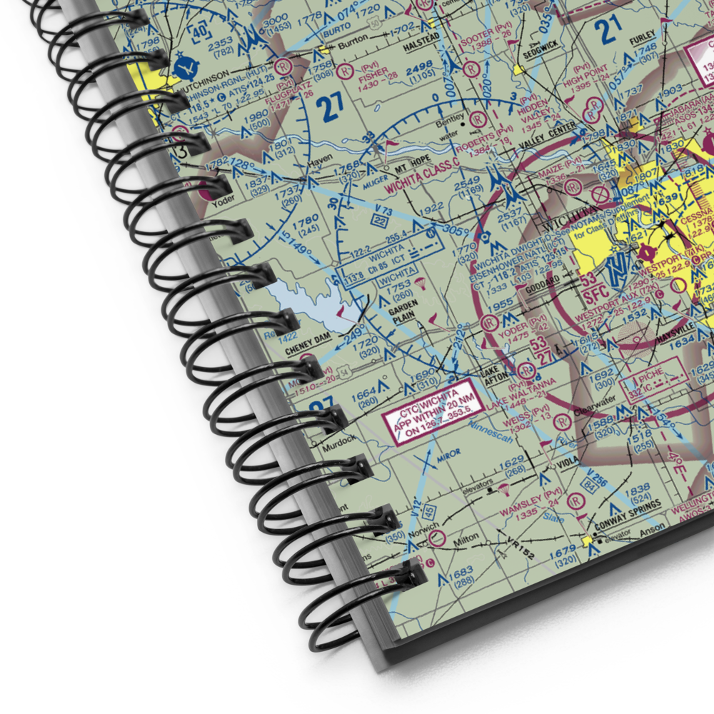 Weaver Ranch Airport (53KS) VFR Sectional Notebook 