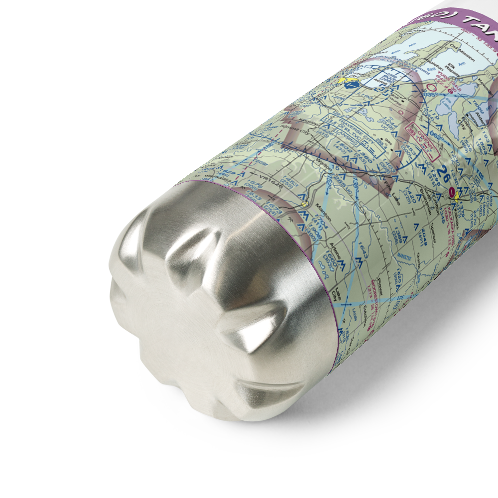 Tannehill Airfield (MI60) VFR Sectional Water Bottle 