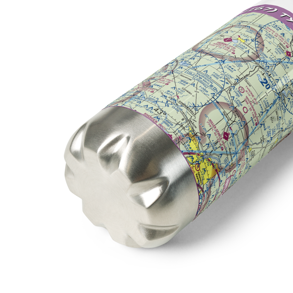 Tyrone Airport (MI67) VFR Sectional Water Bottle 