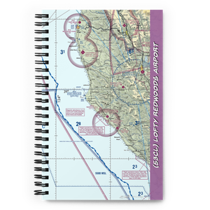Lofty Redwoods Airport (53CL) VFR Sectional Notebook