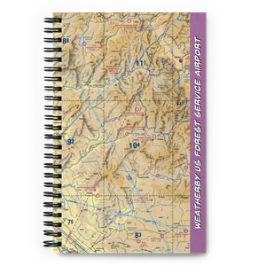 Weatherby US Forest Service Airport (52U) VFR Sectional Notebook