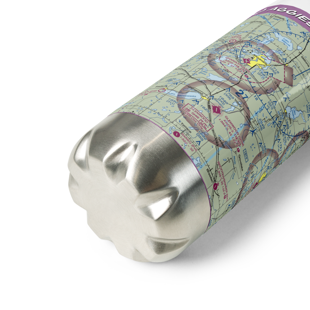 Aggies Landing Airport (MN04) VFR Sectional Water Bottle 