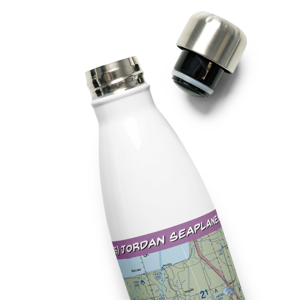 Jordan Seaplane Base (MN05) VFR Sectional Water Bottle 