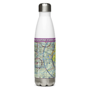 Empire Farm Strip (MN15) VFR Sectional Water Bottle