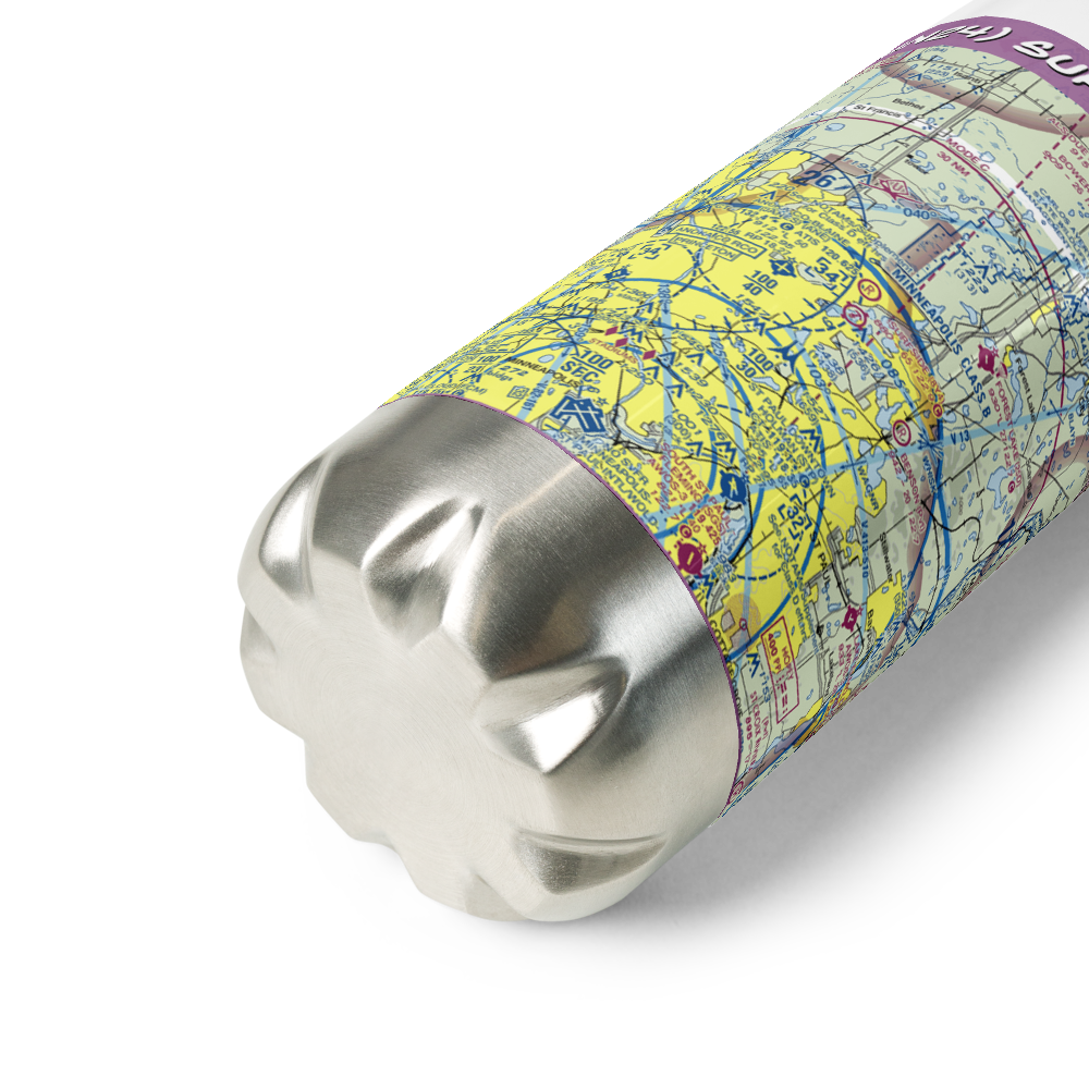 Surfside Airport (MN24) VFR Sectional Water Bottle 
