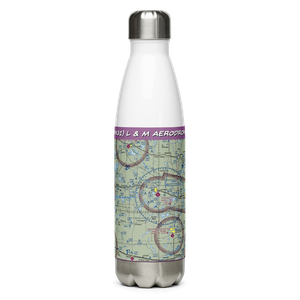 L & M Aerodrome (MN31) VFR Sectional Water Bottle