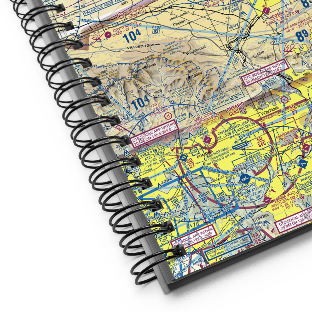 Adelanto Airport (52CL) VFR Sectional Notebook 
