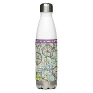 Bowers Airport (MN51) VFR Sectional Water Bottle