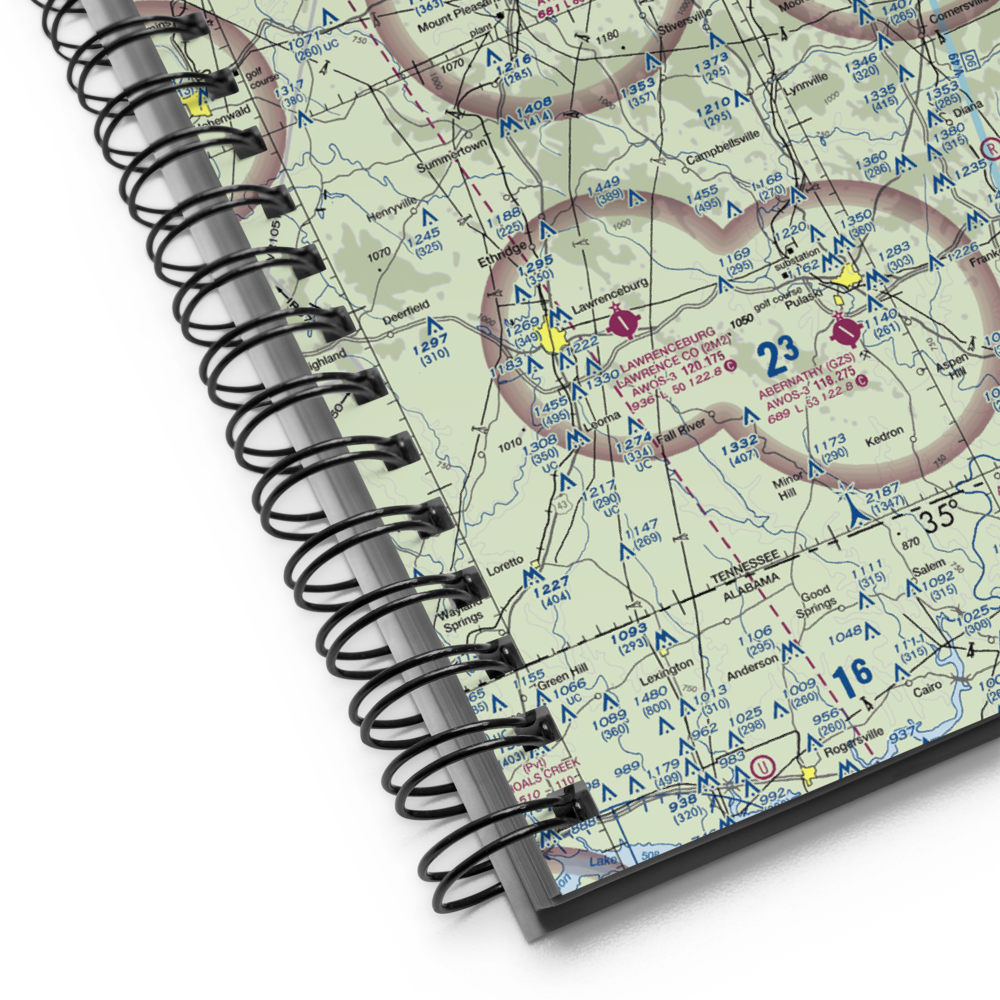 Glendale Field (51TN) VFR Sectional Notebook 