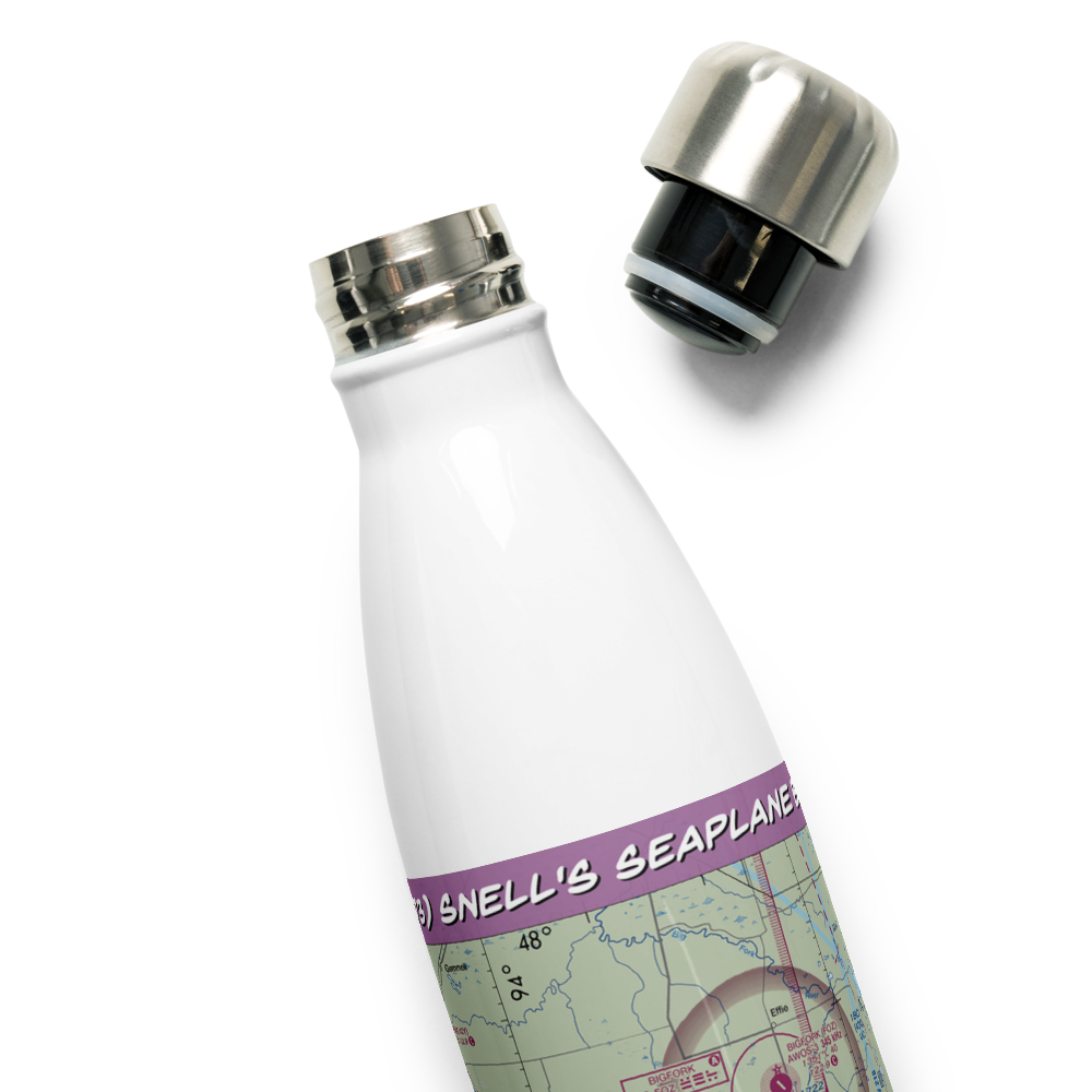 Snell's Seaplane Base (MN73) VFR Sectional Water Bottle 