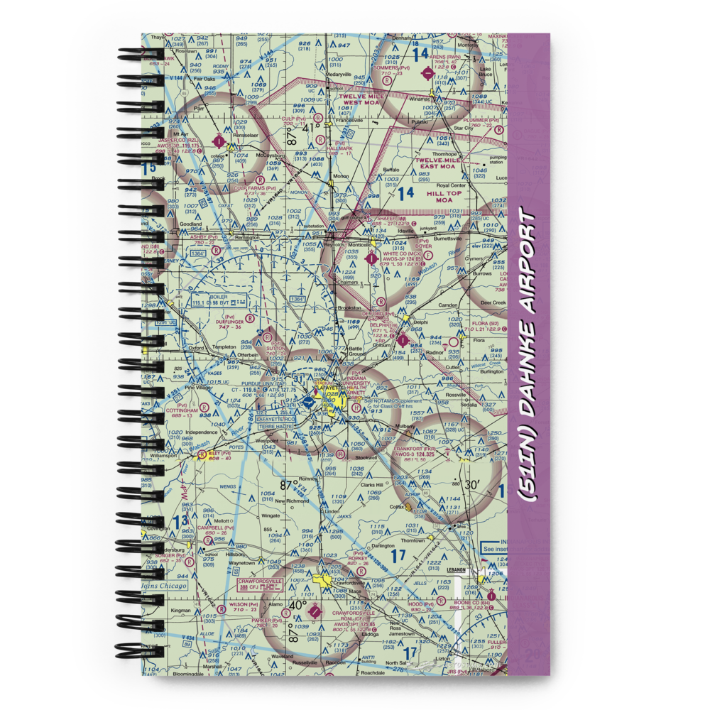 Dahnke Airport (51IN) VFR Sectional Notebook 