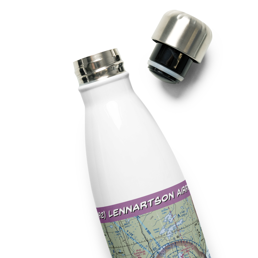 Lennartson Airport (MN92) VFR Sectional Water Bottle 