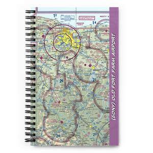 Old Fort Farm Airport (50NY) VFR Sectional Notebook