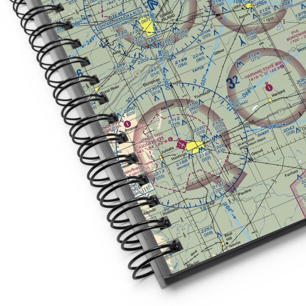Elge Field (50NE) VFR Sectional Notebook 