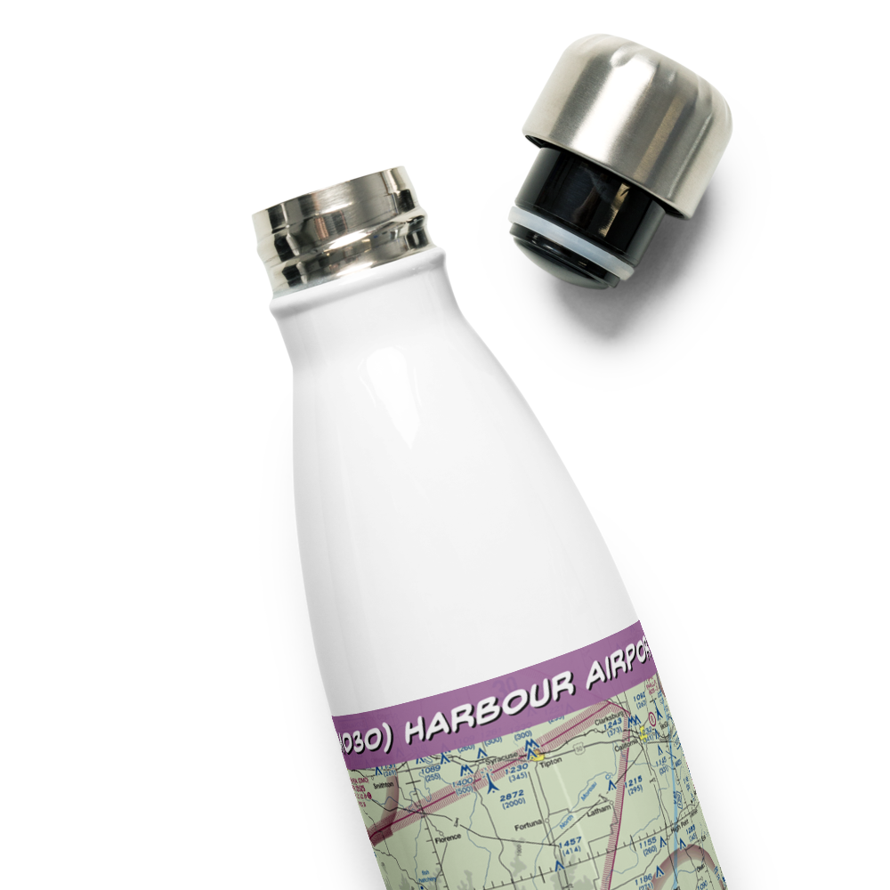 Harbour Airport (MO30) VFR Sectional Water Bottle 