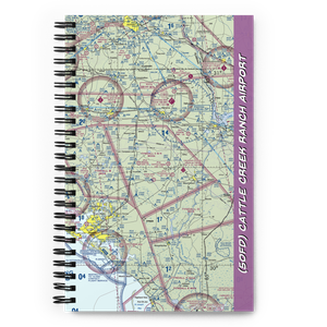 Cattle Creek Ranch Airport (50FD) VFR Sectional Notebook