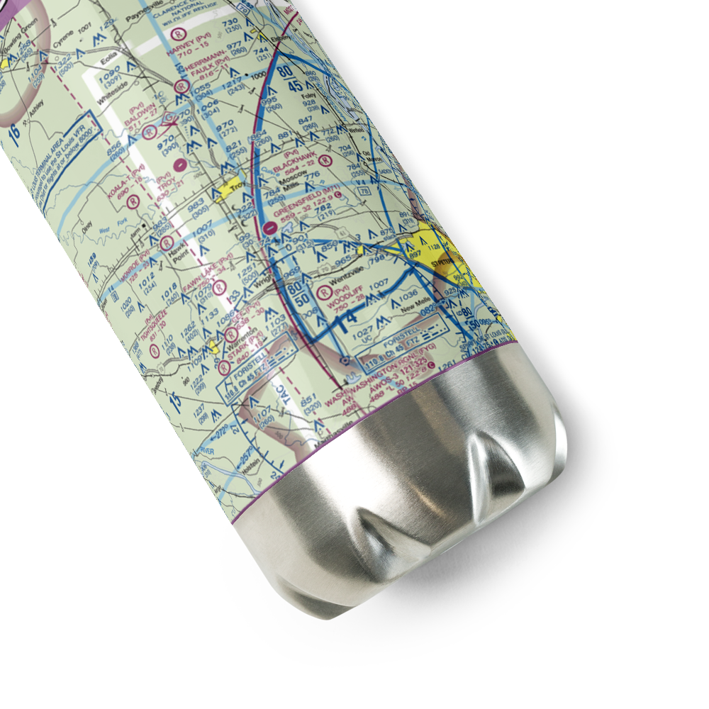 K & N Field (MO59) VFR Sectional Water Bottle 