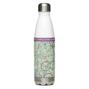 Christmas Airport (MS03) VFR Sectional Water Bottle